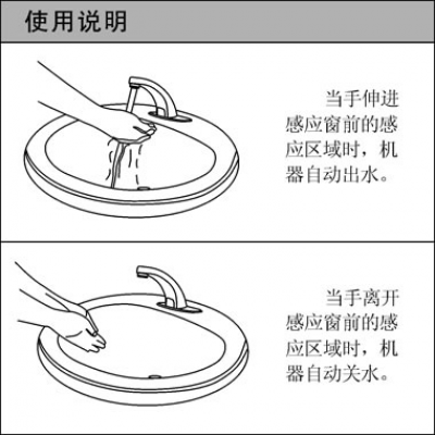 潔博利單冷感應水龍頭功能說明